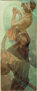 Abendstern av Alphonse Mucha