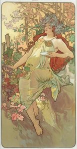 Høst av Alphonse Mucha