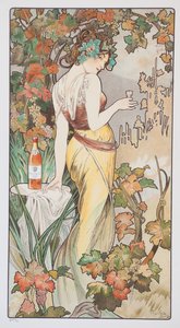 Cognac Bisquit, ca 1899 av Alphonse Mucha