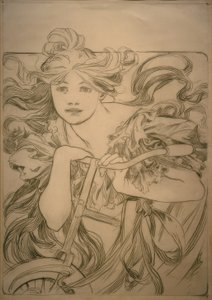 Cycles Perfecta, Design Sketch av Alphonse Mucha
