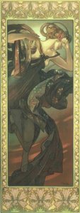 Kveldsstjernen av Alphonse Mucha