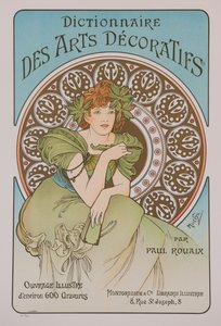 Ordbok for dekorativ kunst, 1902. av Alphonse Mucha