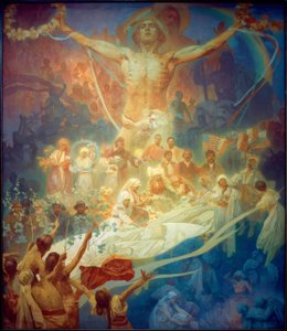 Slavernes apoteose. Slavdom for menneskeheten (XX. århundre) av Alphonse Mucha