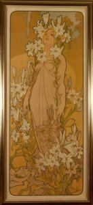 Liljen av Alphonse Mucha