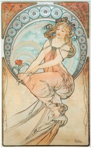Maleri av Alphonse Mucha