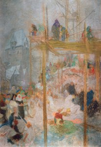 Johann Militsch von Kremsier / Studie for Triptych v. A. Mucha av Alphonse Mucha