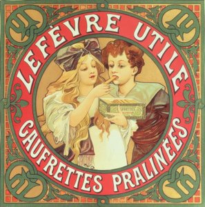 Lefèvre-Utile / Praline wafere av Alphonse Mucha