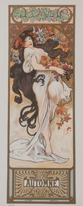 Årstider. Høsten, 1897. av Alphonse Mucha