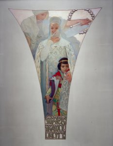 Mors visdom - Eliska Premyslovna av Alphonse Mucha