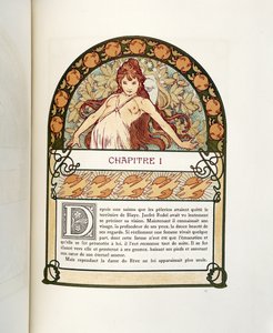Side fra Ilsee, Princess de Tripoli, 1897 av Alphonse Mucha