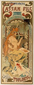 Plakat for Toulouse-trykkeriet Cassan Fils, 1897.
