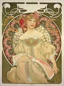 Reverie av Alphonse Mucha