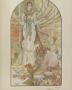 Salammbô av Alphonse Mucha