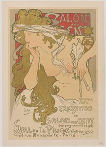 [Salon des Cent. Mars-april 1896] av Alphonse Mucha