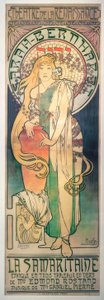 Sarah Bernhardt - Samaritanen av Alphonse Mucha