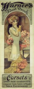 Warner rustsikre korsetter av Alphonse Mucha