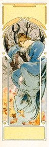 'Vinter', 1900 av Alphonse Mucha