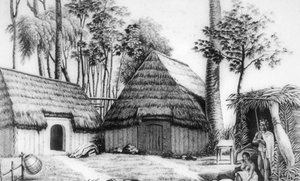 Høvdingens hus, Kalaimoku, 1819.