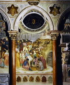 Soldater som spiller terninger (fresco)