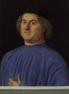 Portrett av en mann, 1497 av Alvise Vivarini