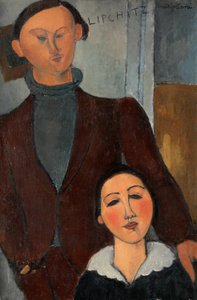 Jacques og Berthe Lipchitz, 1916. av Amedeo Modigliani