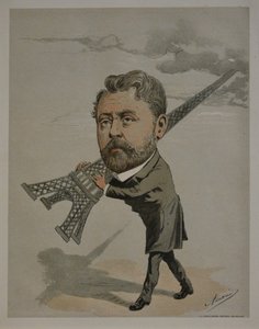 Gustave Eiffel Fra: The Men of the Century. av Amand Vaché