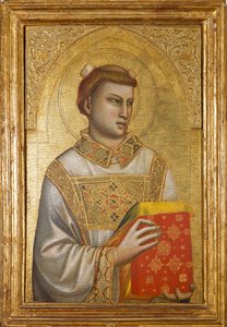 Representasjon av Saint Stephen (maleri på tre, ca. 1320-1325) av Ambrogio Bondone (workshop) Giotto