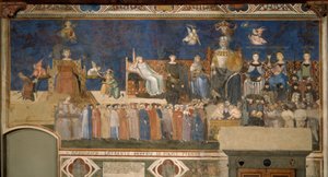 Allegory of Good Government av Ambrogio Lorenzetti