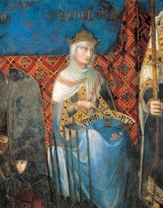 Allegori om god regjering, forsiktighet, detaljer fra allegori og virkninger av god og dårlig regjering i by og land av Ambrogio Lorenzetti