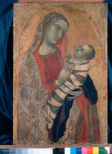Madonna og barn, 1320-23 av Ambrogio Lorenzetti