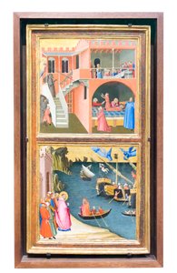 Historier om livet til Saint Nicholas av Ambrogio Lorenzetti