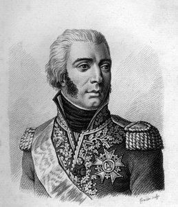 Jean - Baptiste Bessières Duke of Istria Maréchal of France (1768 to 1813).- in Portraits of the French generals following the victories and conquests of the French. Engraved by Ambroise Tardieu in 1818. Stella Collection. av Ambroise Tardieu