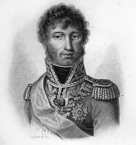 Joachim Murat (1767 - 1815), marskalk av Frankrike, konge av Napoli i” Portretter av de franske generalene etter franskmennenes seire og erobringer”” Gravert av Ambroise Tardieu i 1818. Stella Collection. av Ambroise Tardieu