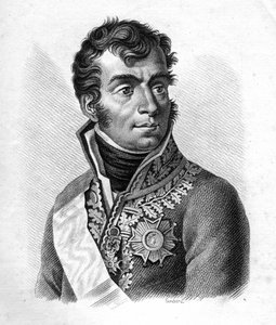 Marechal Auguste Frederic Louis (Auguste-Frederic-Louis) de Viesse de Marmont (1774-1852), hertug av Raguse - Portretter av de franske generalene etter franskmennenes seire og erobringer""""". Gravert av Ambroise Tardieu i 1818. Stella Collection. av Ambroise Tardieu