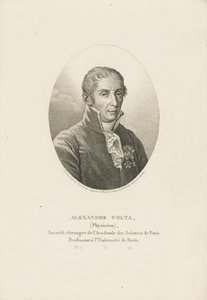 Portrett av Alessandro Volta 1745-1827, ca 1820. av Ambroise Tardieu