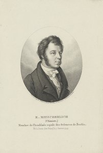 Portrett av Eilhard Mitscherlich 1794-1863, ca. 1830-1840. av Ambroise Tardieu