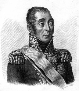 Portrait of Emmanuel, Marquis de Grouchy, Marechal de France (1766-1847) - in “Portraits des generaux francais en suite les victoires et conquetes des Francais””. Grave by Ambroise Tardieu in 1818. Stella Collection. av Ambroise Tardieu