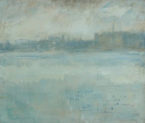 Themsen fra kunstnerens hus i Grosvenor Road av Ambrose McEvoy