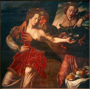 Loth og døtrene hans av Ambrosius Benson