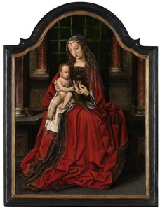 Madonna (olje på panel) av Ambrosius Benson