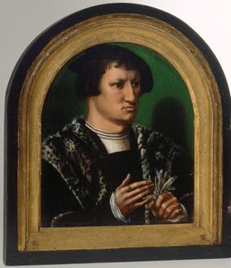 Portretter av Cornelius Duplicius de Scheppere og hans kone Elizabeth Donche av Ambrosius Benson