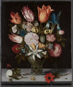 Blomster i et glass, 1606.