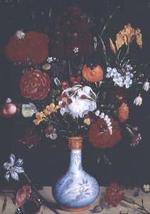 Stilleben med blomster av Ambrosius the Younger Bosschaert