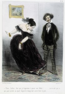 Karikatur - i "" Madeleines"" av Cham, v.1870-1880 av Amédée de Noé