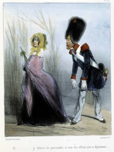 Karikatur - i "" Madeleines"" av Cham, v.1870-1880