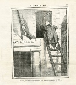 Illustrasjon av Cham (1819-1879) i Le Charivari av Amédée de Noé