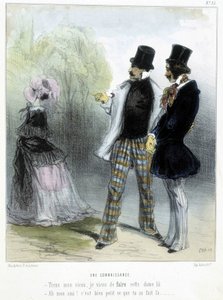 En bekjent - i "" Madeleines"" av Cham, ca. 1870-1880 av Amédée de Noé