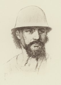 Bronsealderhjelm (litho)