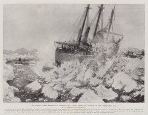 Dr Nansen Polar Expedition, frigjør rammen fra trykket fra den omgivende isen