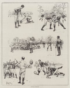 Fotballskisser av Amedee Forestier
